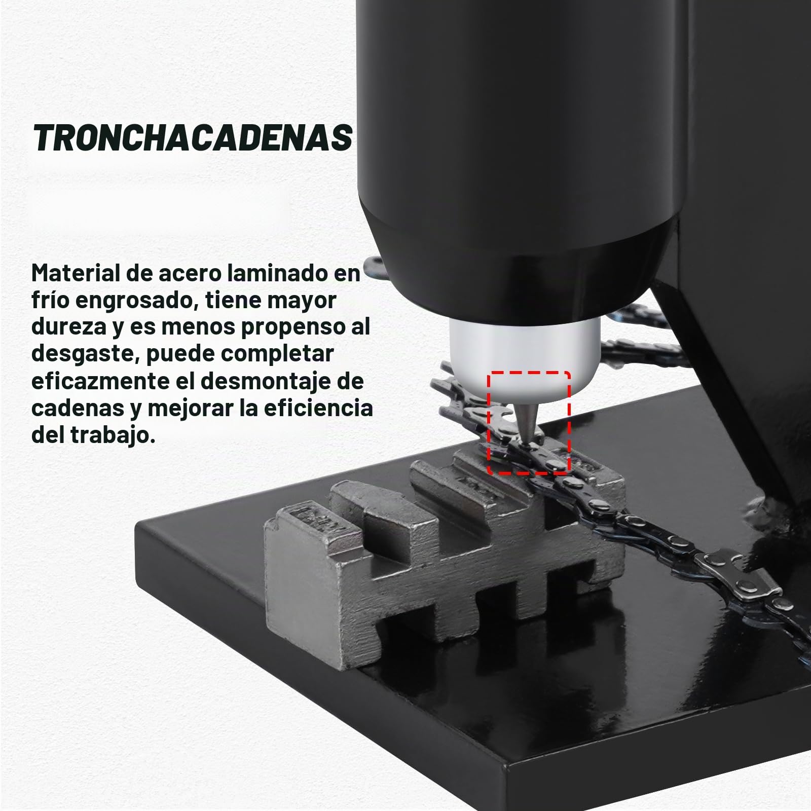 YUCHENGTECH Rompedor y Giratorio de Remaches 2 en 1 | Derivadora y Remachadora Universal para la Mayoría de Cadenas de Motosierra