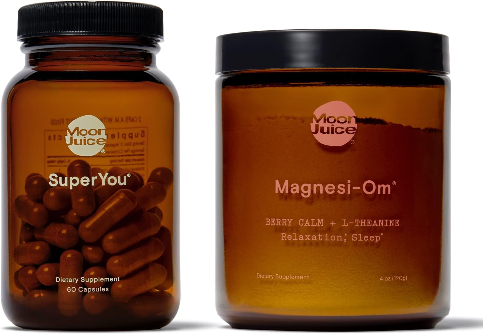 SuperYou & Magnesi-Om SuperYou Natural Adaptogen Supplement for Calm & Magnesi-Om Magnesium Powder Supplement for Relaxation & Rest | AM/PM Ritual for Calm