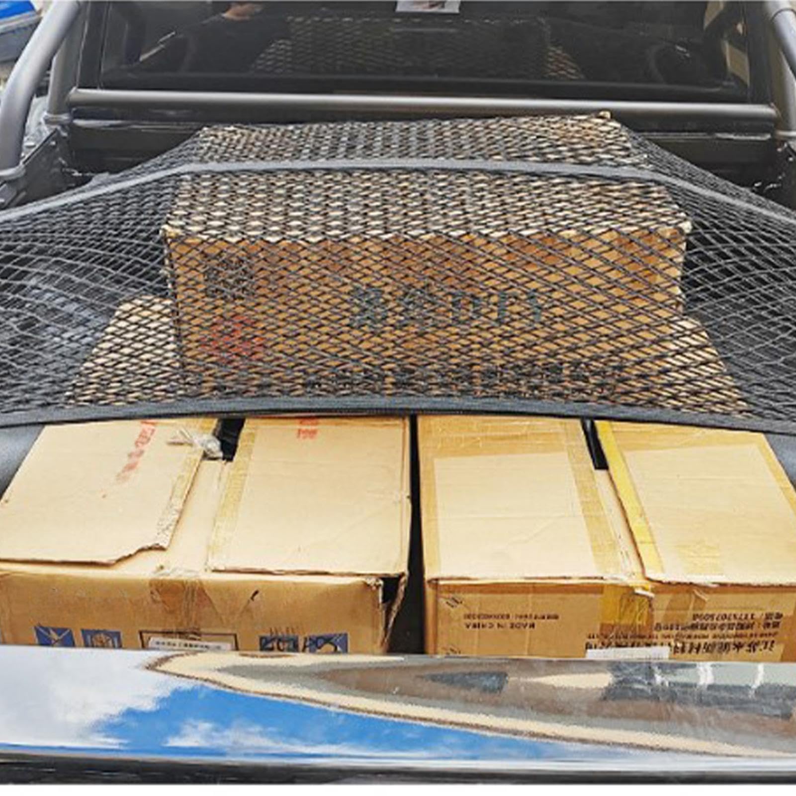 Filet de Protection en | Rangement élastique Robuste pour Camion