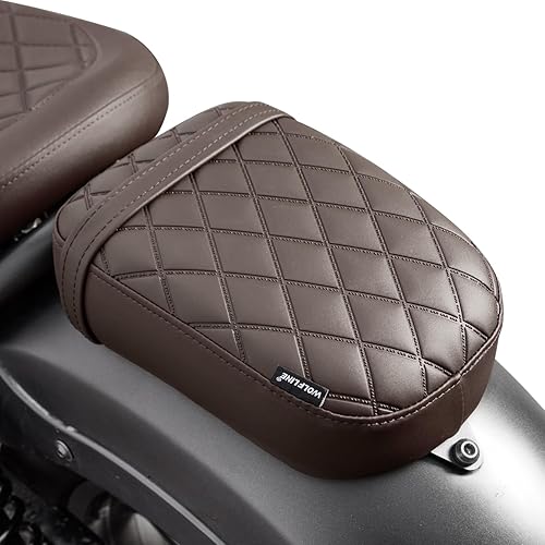 Miniatura 12 de Motorcycle Front Driver Seat for Honda Rebel 500 300 CMX500 CMX300 2017 2018 2019 2020 2021 2022 2023 2024 2025 2026 Solo Cushion Pillion Pad Set