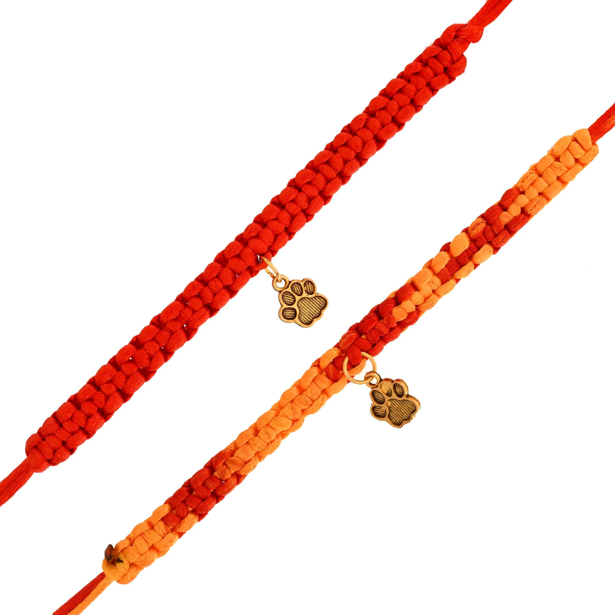 Paw Boy Pet Dog Rakhi for Rakshabandhan Gift for Paw Brother Dog Lover Bracelet Band Dog Accessory (Pack of 2)
