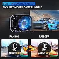 Vista 6 de Kinhank Super Console X3 Plus - Consolas de videojuegos retro integradas 91000+ juegos, Android TV 9.0CoreELECEmuelec 4.5 sistema de juego en 1