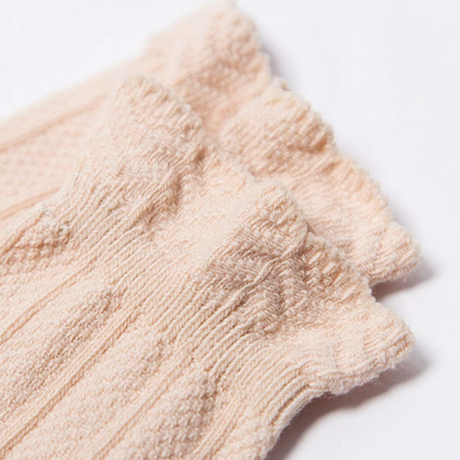 Baby Girls Boys Toddlers No Seam Cotton Knee High Socks Tube Ruffled Stockings 5 Pack - Image 5