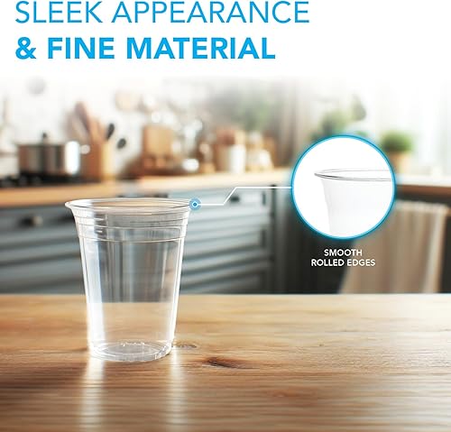 Miniatura 6 de Party Essentials Party Supplies - Vajilla, 12 onzas, 20 unidades, transparente