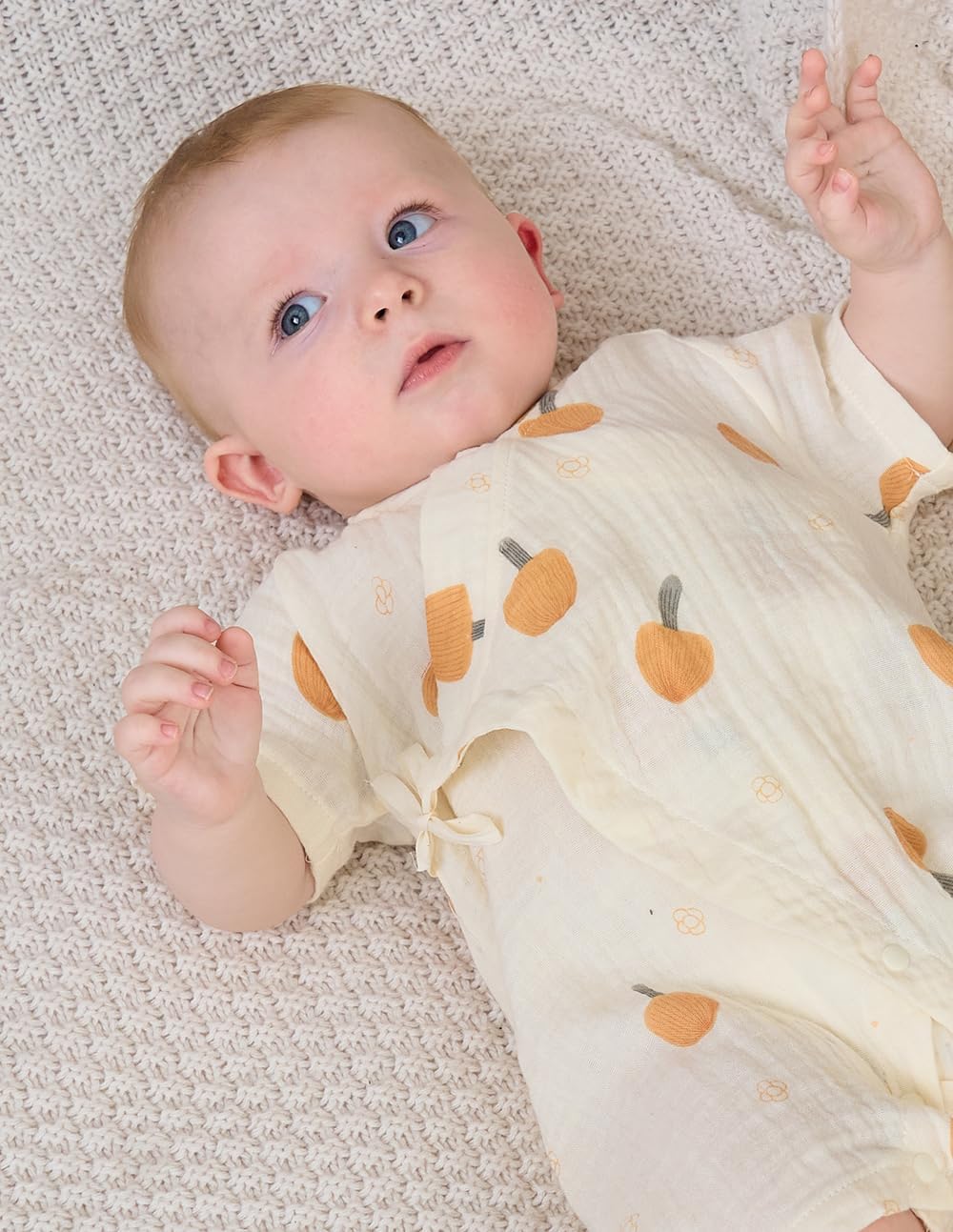 BINIDUCKLING Baby Kimono Cotton Muslin Outfit Clothes Newborn - 24 Months