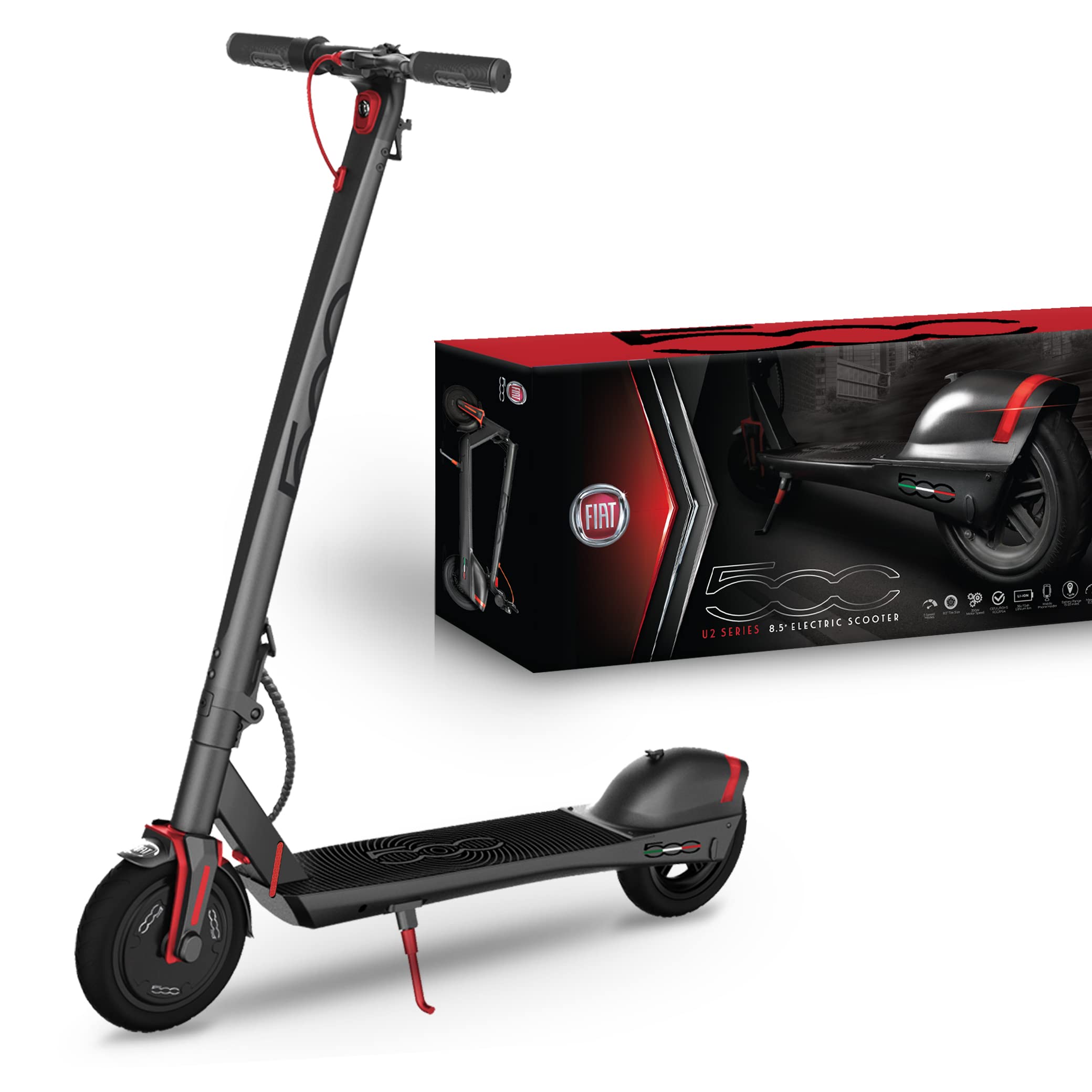 VOLPAM Electric Scooter For Adults - 350W Motor, 19 MPH, 21-Mile Range, 8.5" Solid Tires, Foldable, Smart App Control