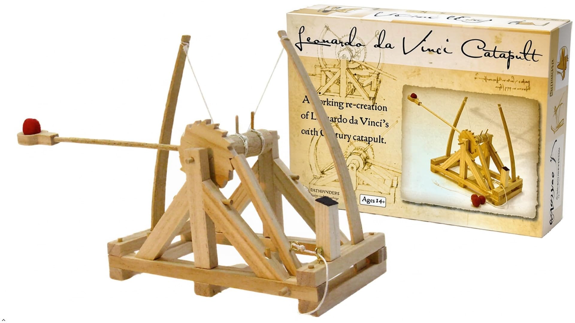 PATHFINDERS STEM Kits – Leonardo da Vinci Catapult kit | Trebuchet