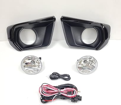 LEDIN Fog Lights Kit Compatible for 2021 2022 Chevrolet Colorado OE Style, Clear Lens with Bezel, Switch, Wires, Relay