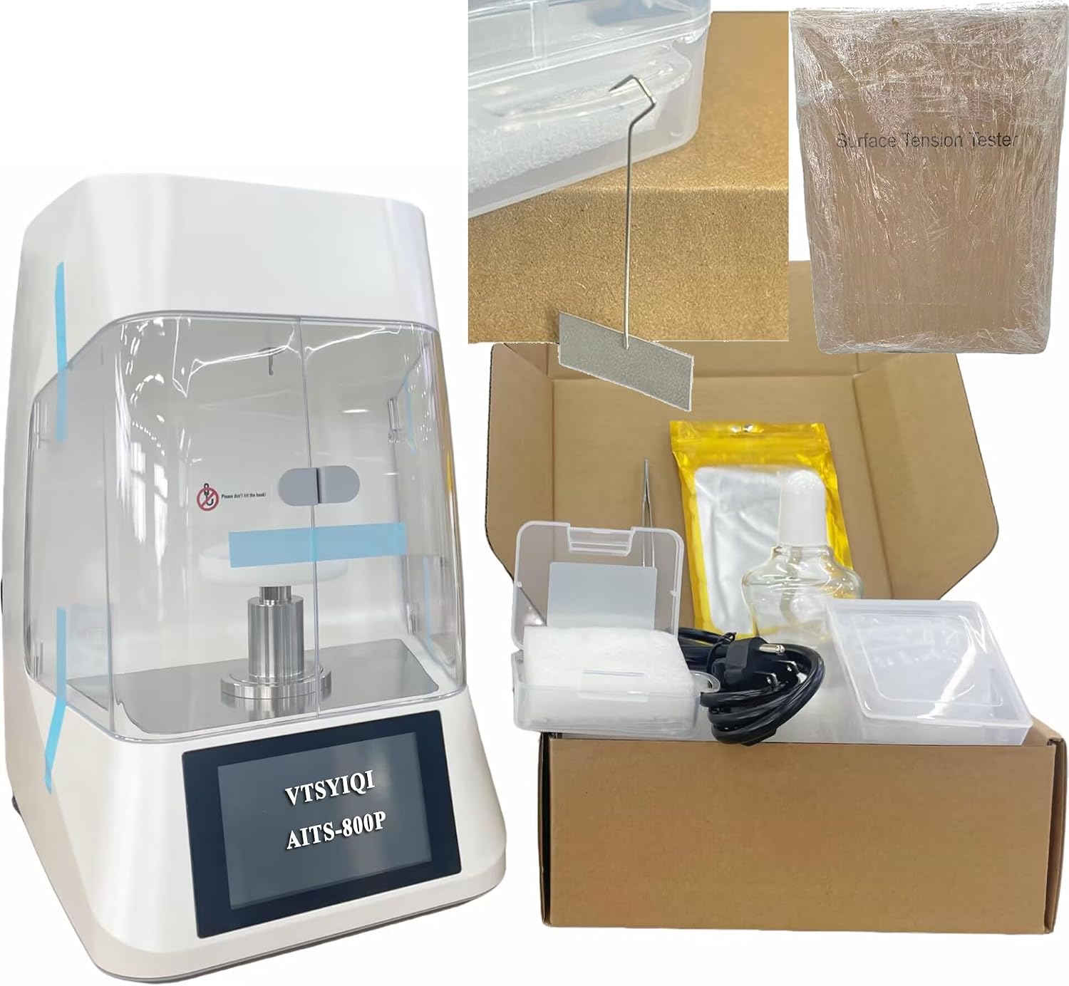 Surface Tension Measuring Instruments Interfacial Tension Meter With Accuracy 0.1mN/m Measuring Range 0 to 1000mN/m Accuracy 0.1mN/m Platinum Plate
