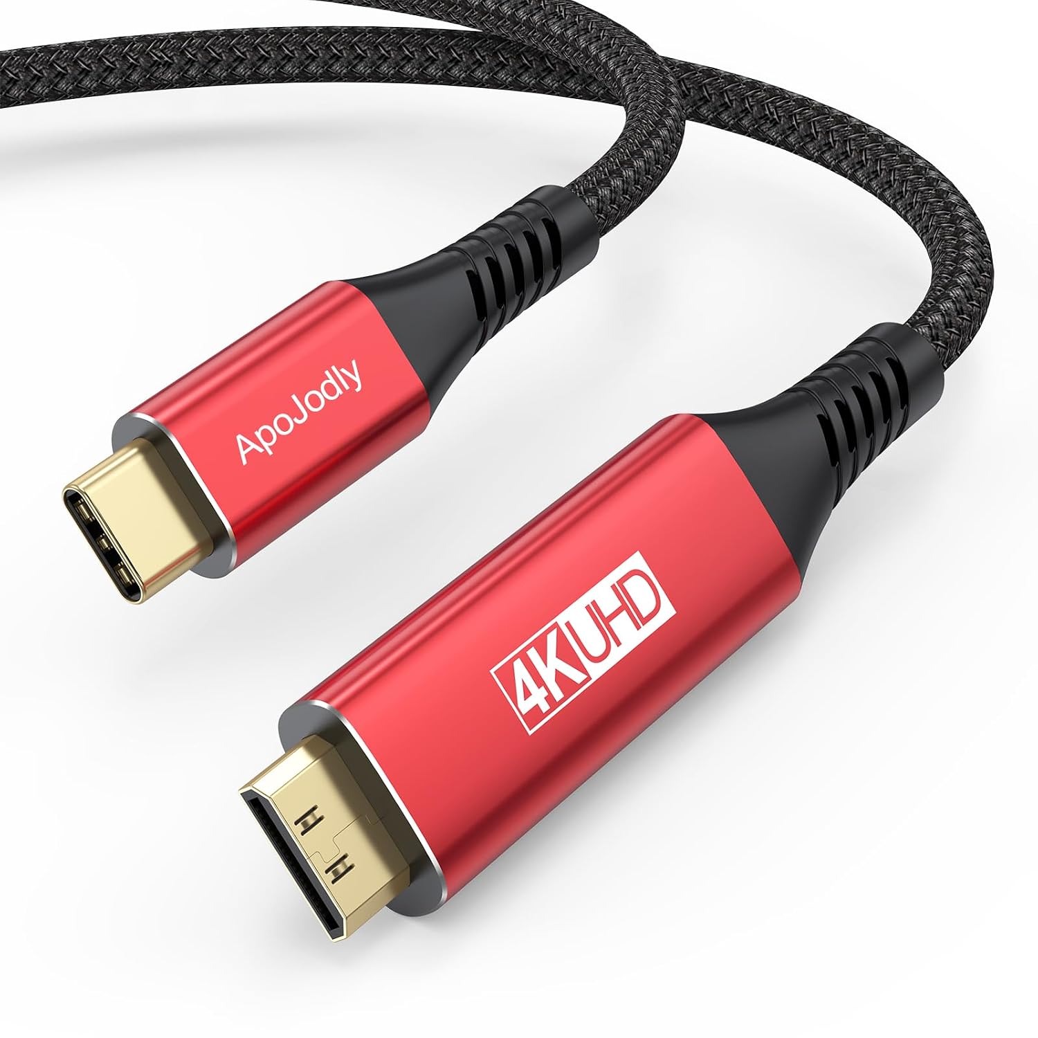 Type-C To HDMI Cord For IPhone 16/15 Series, MacBook Pro/Air, IPad, Surface, Galaxy, XPS, And
