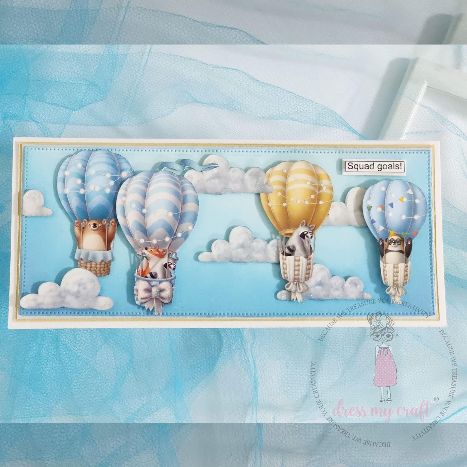 Dress My Craft Collection Kit - Chickoo & Friends