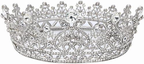 Amazon Co Jp 17th 王冠 クラウン ティアラ ヘッドドレス カチューシャ ブライダル ウエディング 髪飾り 結婚式 花嫁 Silver ジュエリー