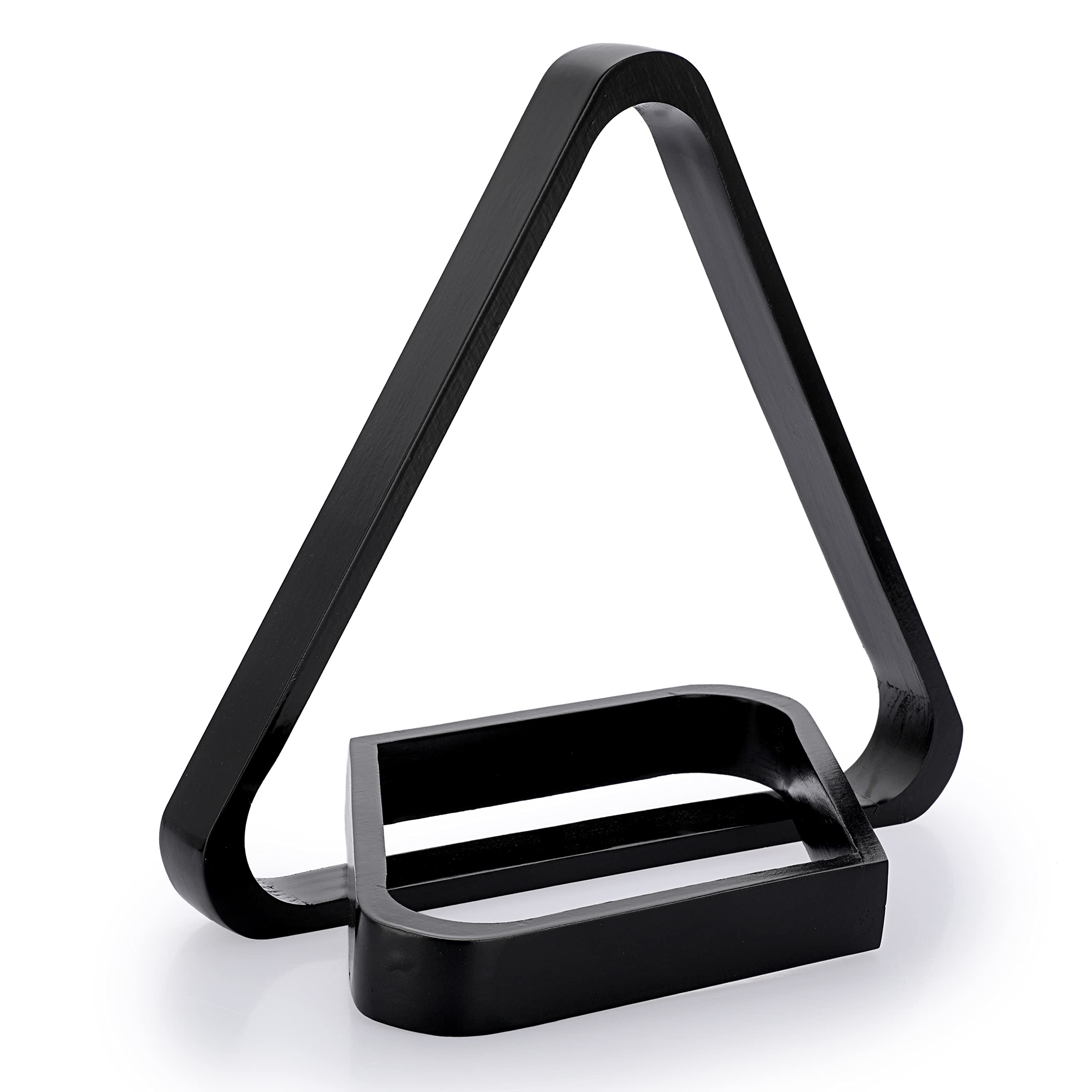 OwnMy Set of 2 Black Wooden Billiard Ball Racks Set, Vintage Solid Wood ...