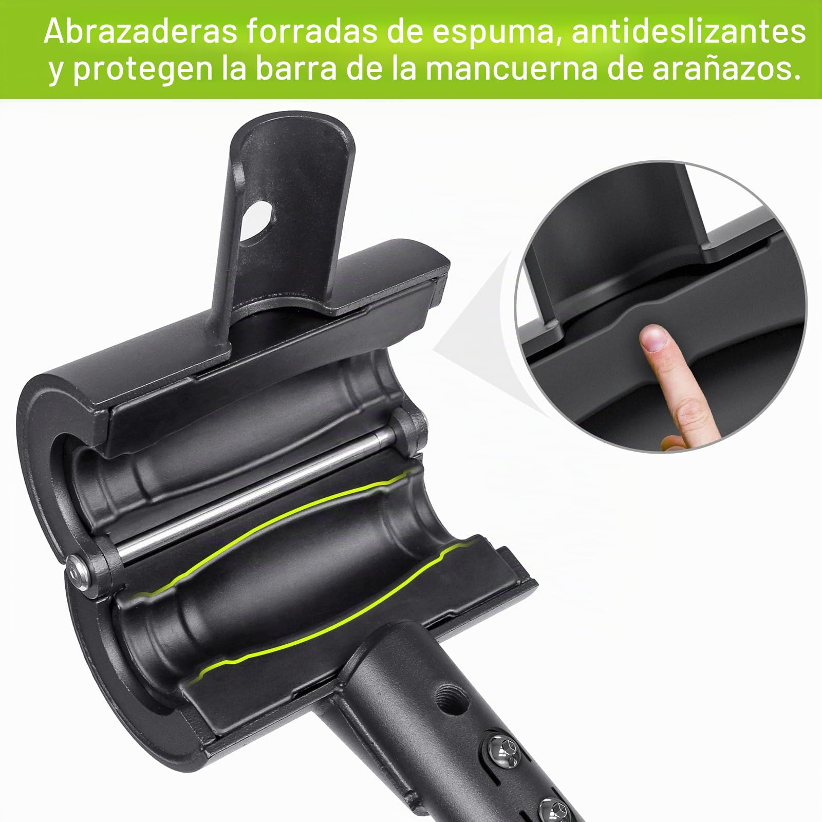Kipika Adjustable Dumbbell to Barbell Converter - EZ Curling Bar Adapter - Versatile Weightlifting Equipment for Home Gym
