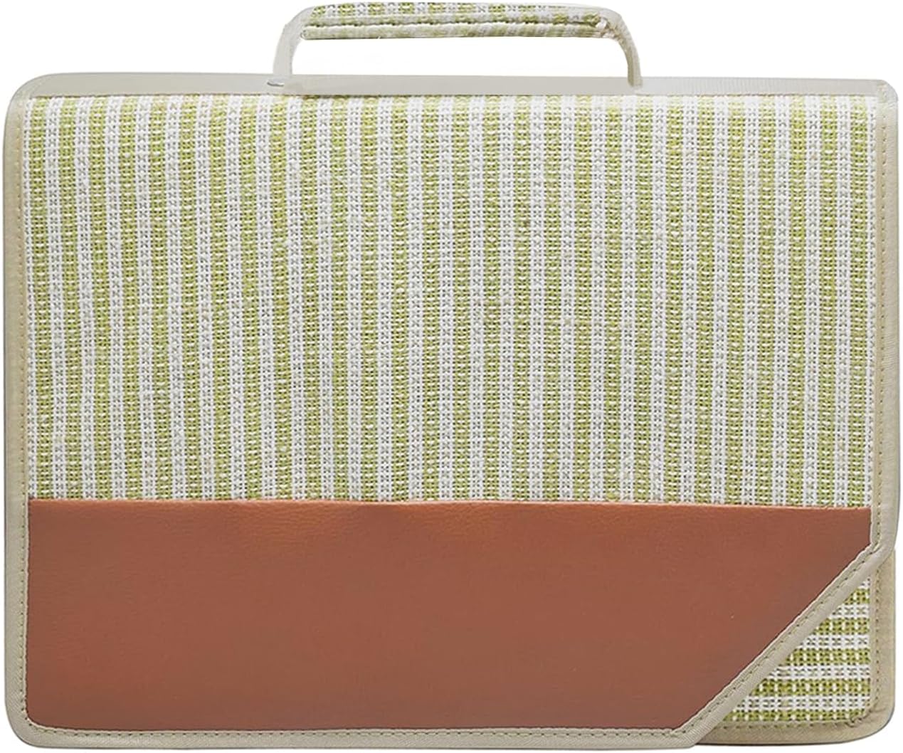 Shuban Jute Document File Folder | Eco-Friendly A4 Size Envelope Folder with Velcro Closure | Multipurpose Certificate, Office, School & Travel Document Organizer (Style - 2 - Jute Folder- 1 Pcs)