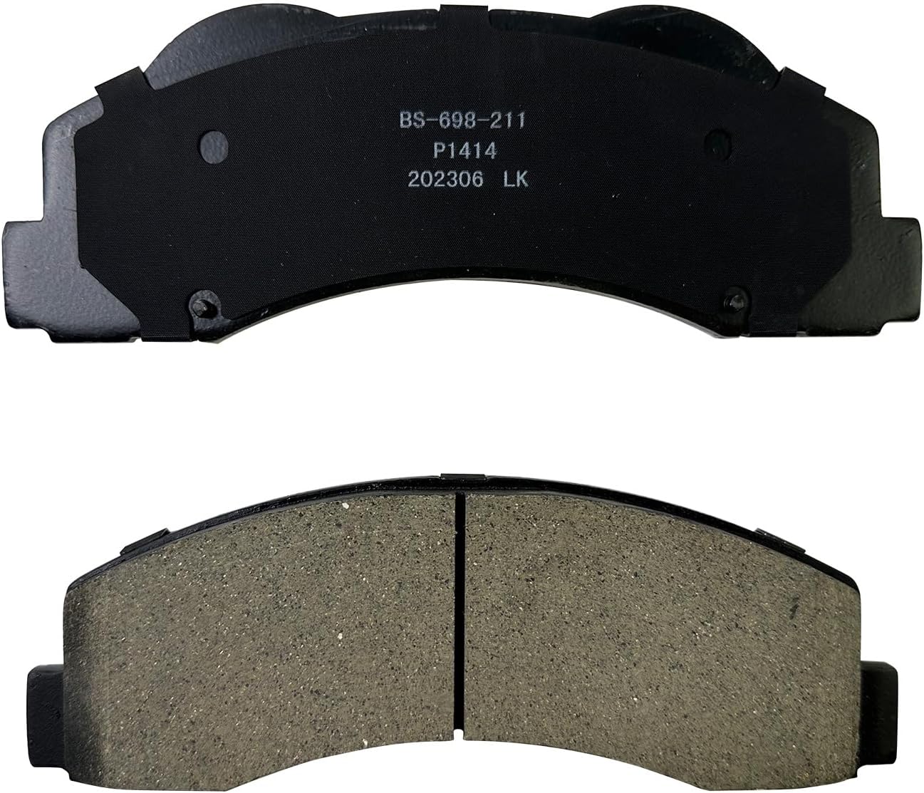 Front and Rear Ceramic Brake Pads for 2015-2019 Ford F-150 for 2018-2019 Ford Expedition, Disc Brake Pad Replacement Kit P-1414 P-1790