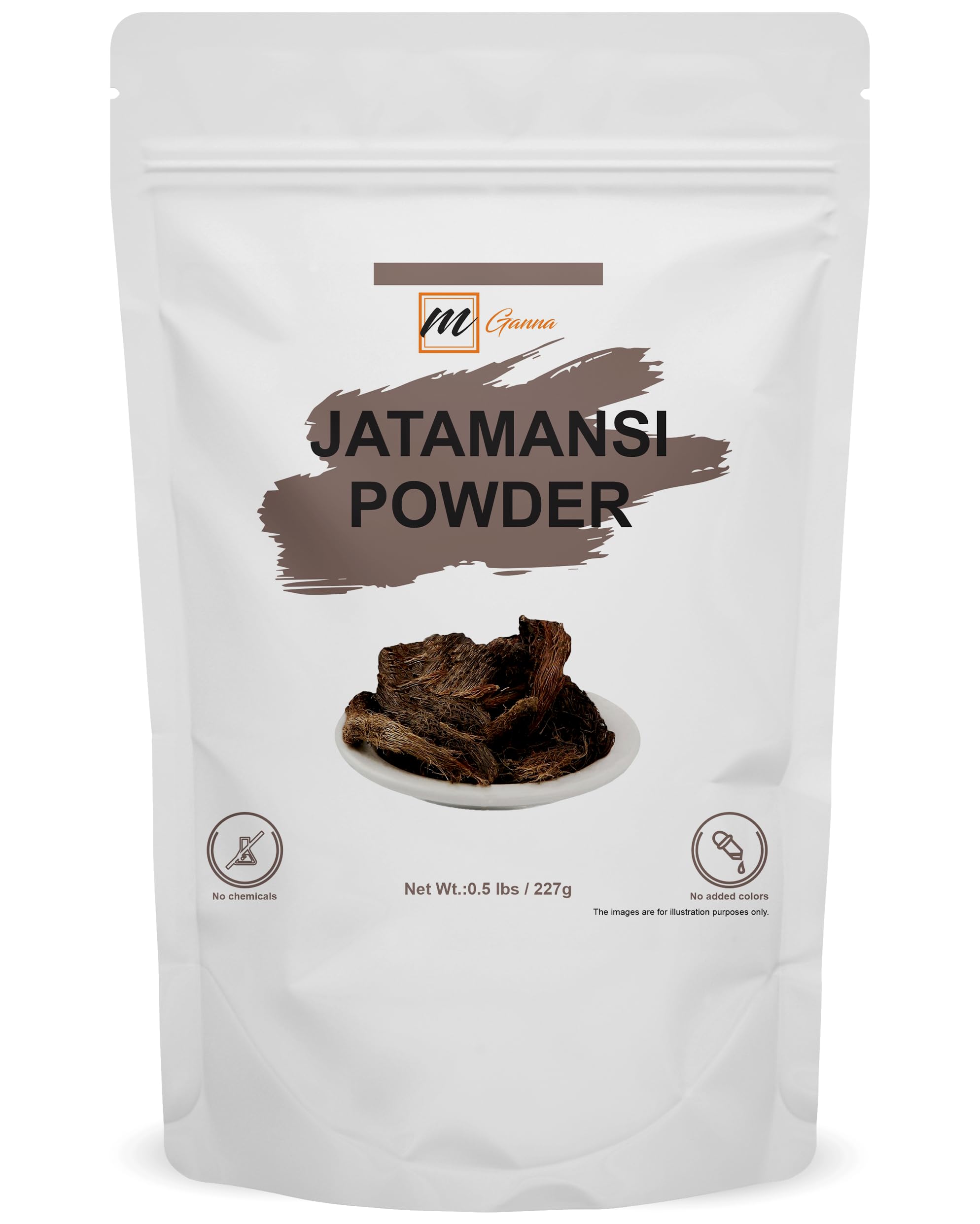100% Natural Jatamanshi powder/Nardostachys jatamansi (Spikenard root) for stong hair and brain system 227 GMS / 0.5LBS