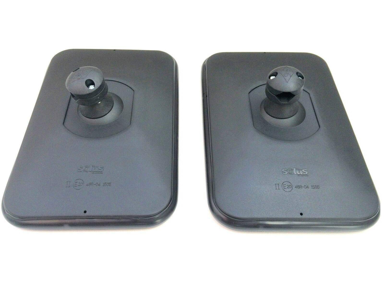 Specchio Universale Per Camion E Furgoni 18x36,5 Cm - Nero, Facile Installazione - Foto 6