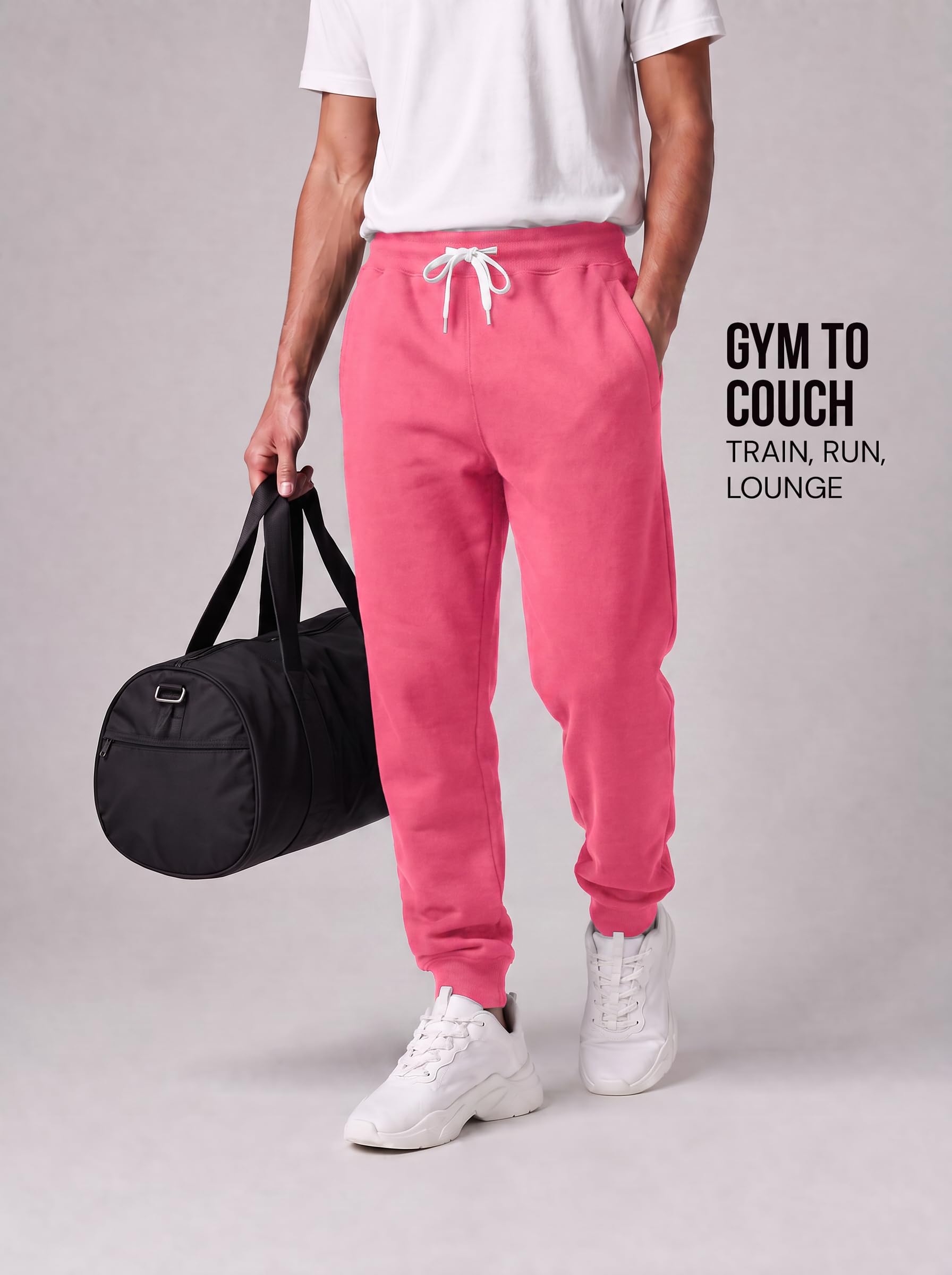 Southpole Basic Active Fleece Jogger Spodnie - Regularne I Duże I Wysokie Rozmiary - Spodnie dresowe Mężczyźni