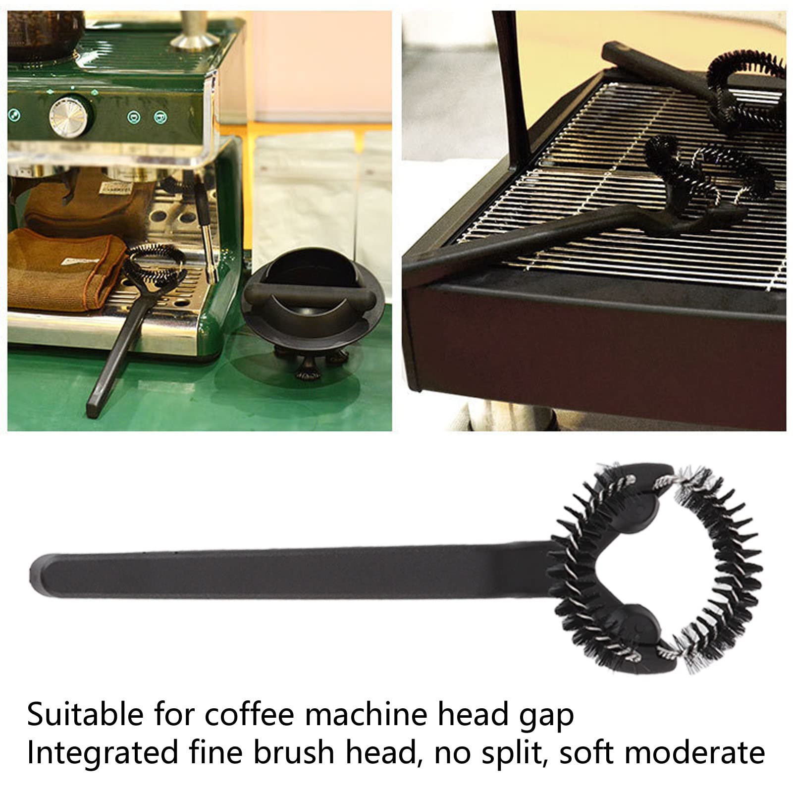 Brosse De Nettoyage Pour Machine à Café Expresso – Tête Ronde Détachable, Manche Court, 58mm, Idéale Barista - 13