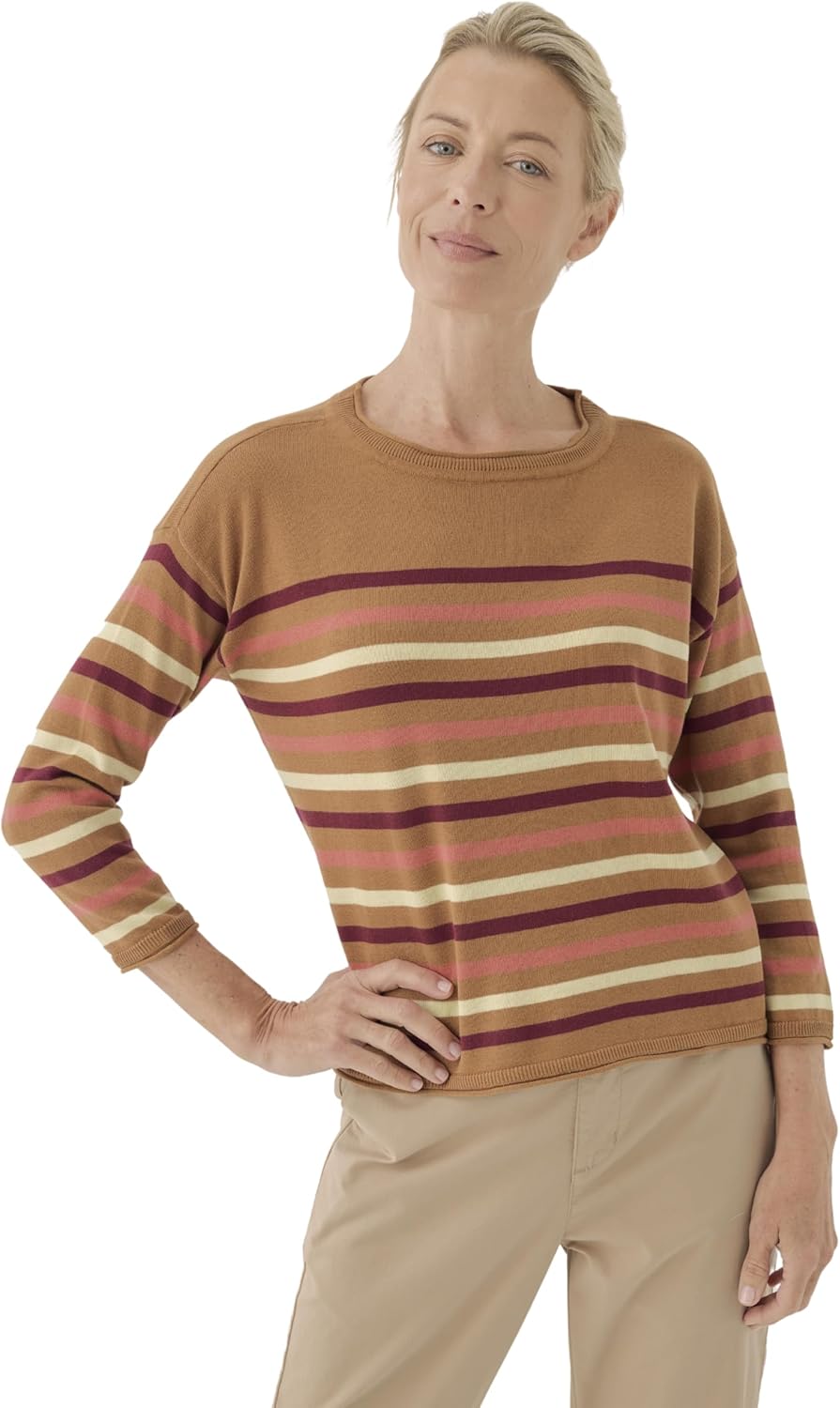 Pact Organic Cotton Women's Knit Wide Neck Sweater