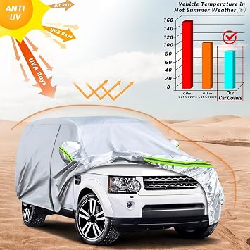 Car Cover Waterproof Breathable for Land Rover Discovery 3 4 L462 2004-2025
