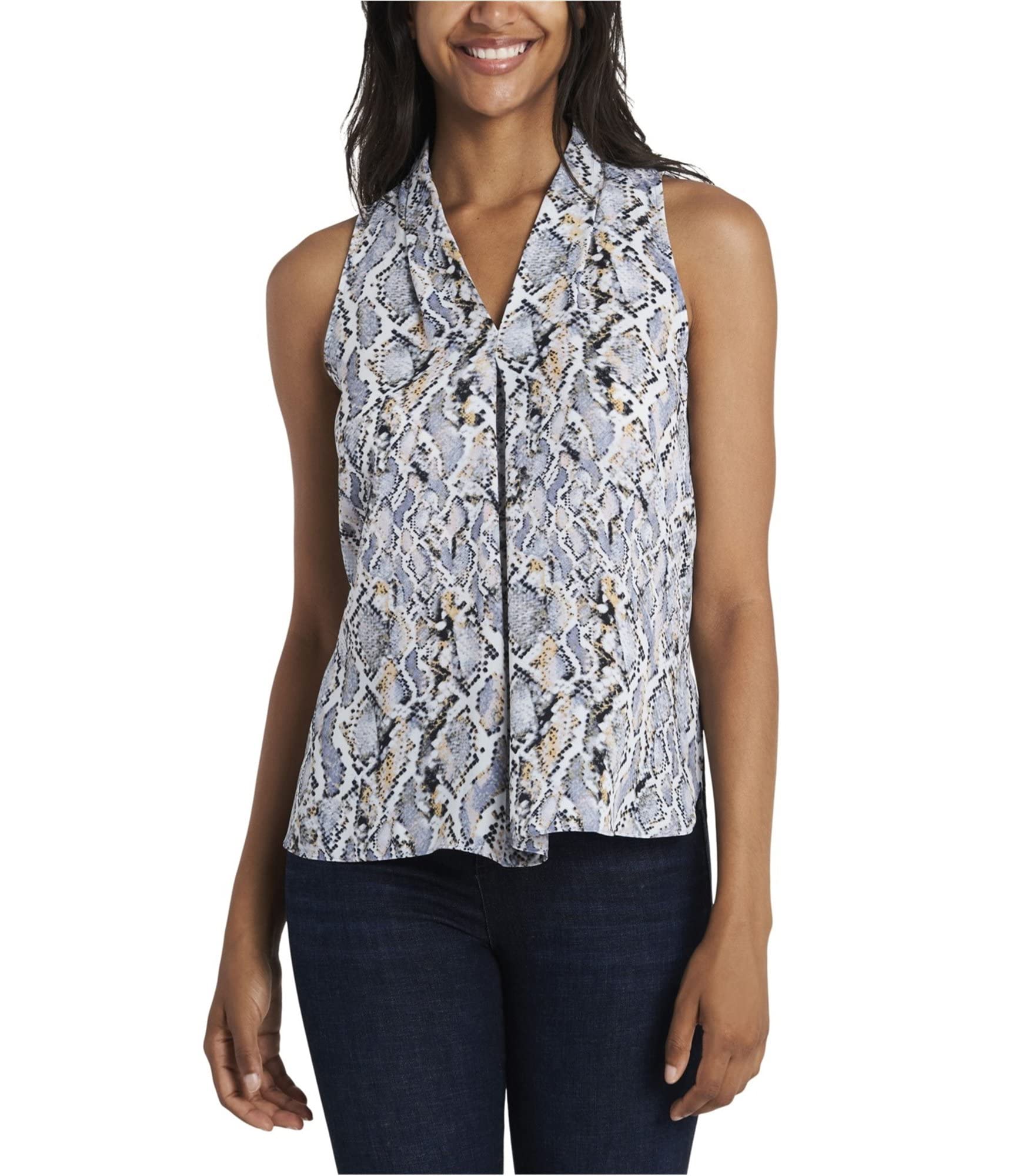 vince camuto inverted pleat top