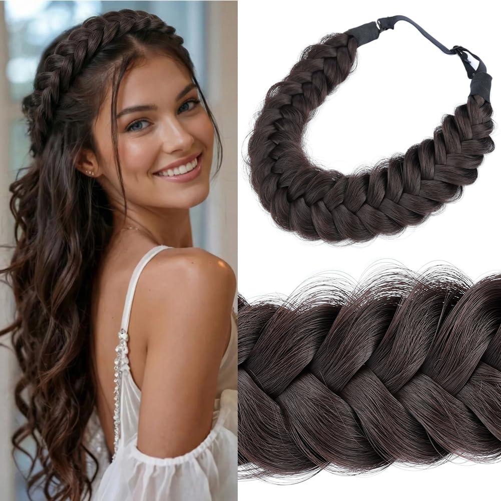 Amazon.com : DIGUAN Messy Wide 2 Strands Synthetic Hair  display picture 3