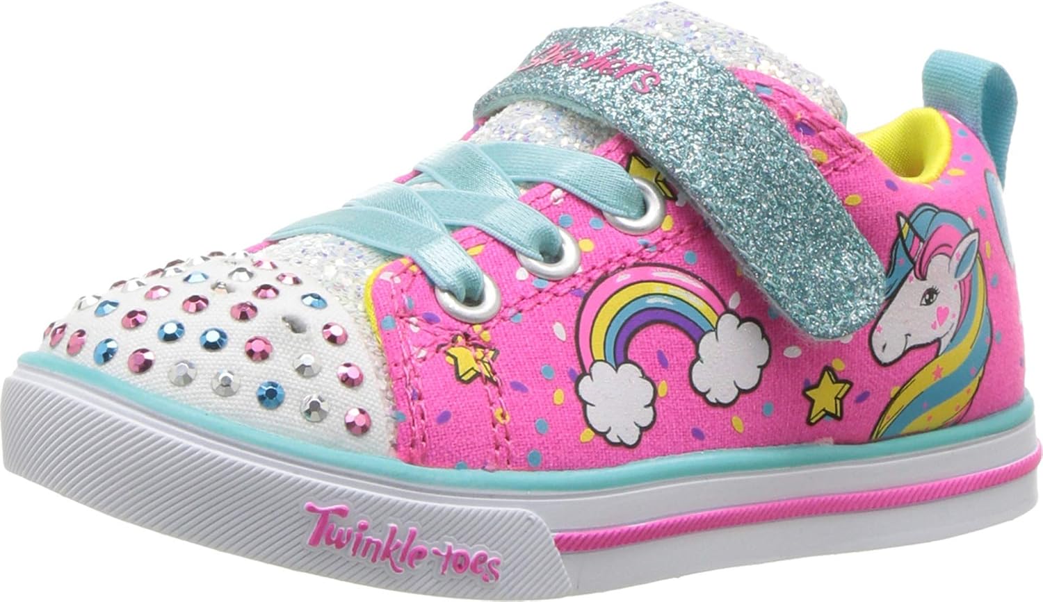 Skechers Unisex-Child Sparkle Lite-Unicorn Craze Sneaker
