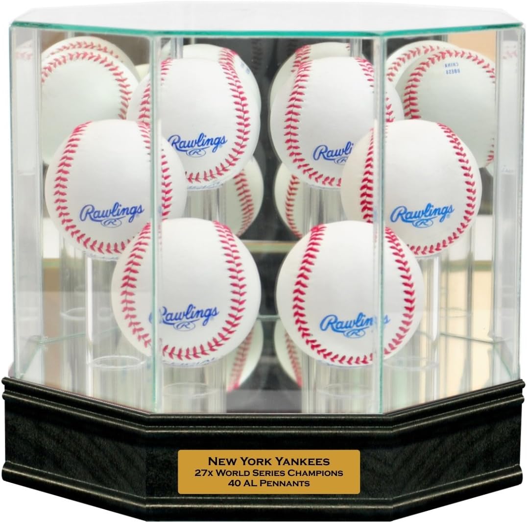 6 Baseball Display Case with Sport Moulding