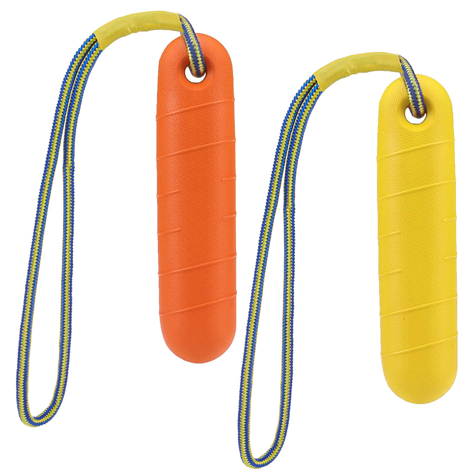 PUPTECK Interactive Dog Pool Toys Water Floating Toys Fetch Training Bumpers 2 Pack