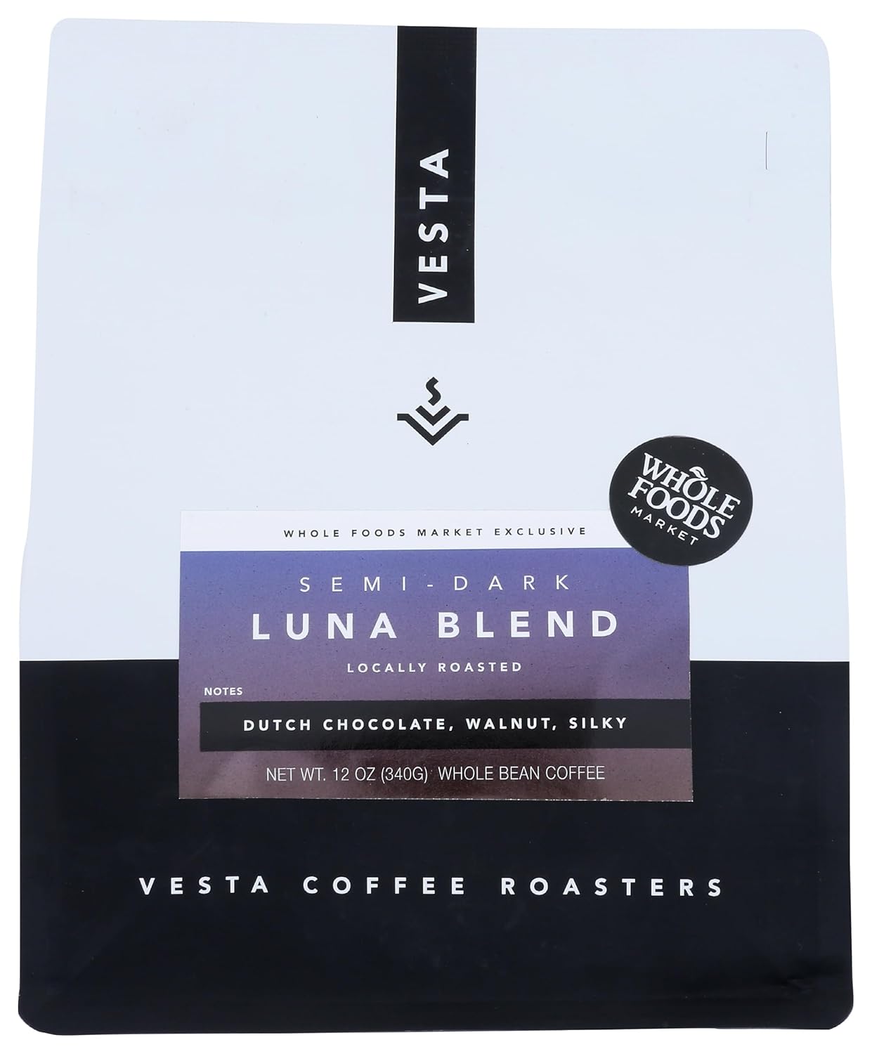 VESTA COFFEE ROASTERS Luna Blend Coffee, 12 OZ