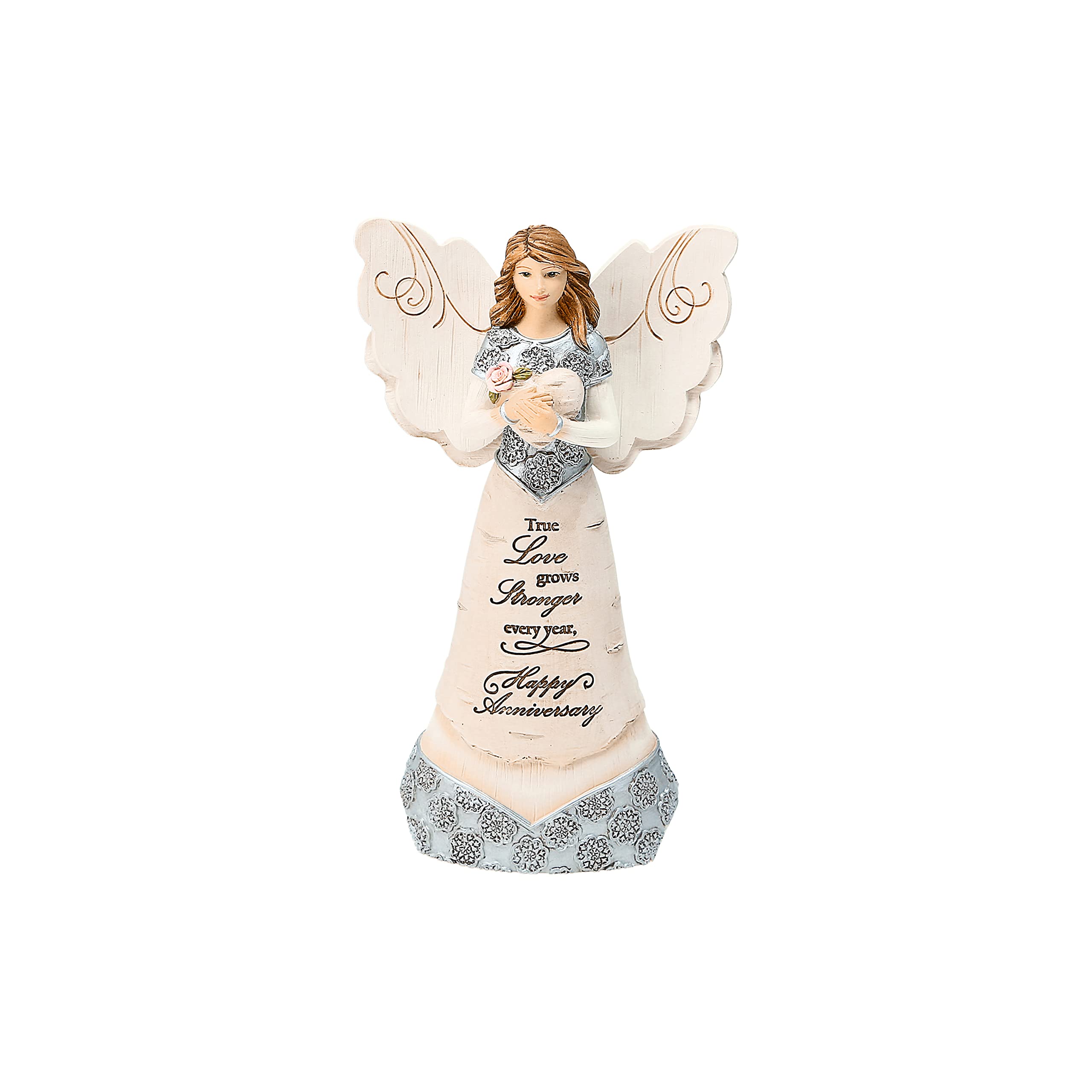 Pavilion- Anniversary - 6" Angel Holding Heart