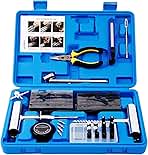Tire Repair Kit - 68pcs Heavy Duty Tire Plug Kit, Universal Tire Repair Tools to Fix Punctures and Plug Flats Patch Kit for car Motorcycle, Truck, ARB,ATV, Tractor, RV, SUV, Trailer
