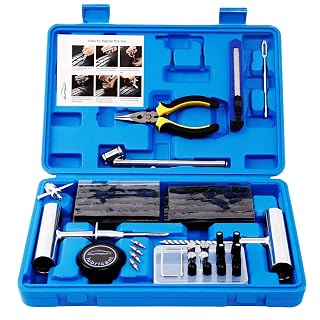 AUTOWN Tire Repair Kit – 68pcs Heavy Duty Tire Plug Kit