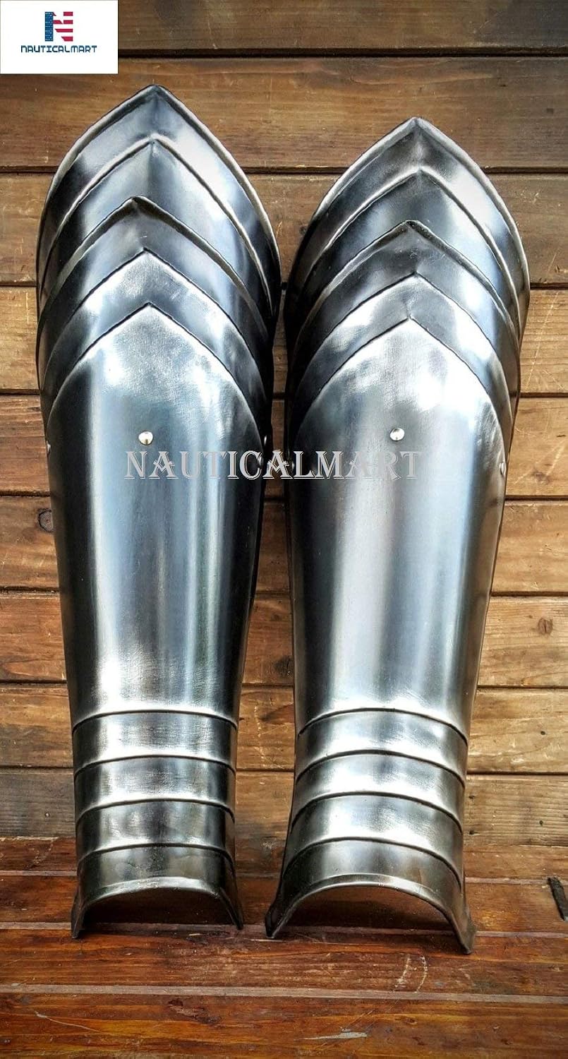 NauticalMart Medieval Armor Steel Functional Arm Bracer Set