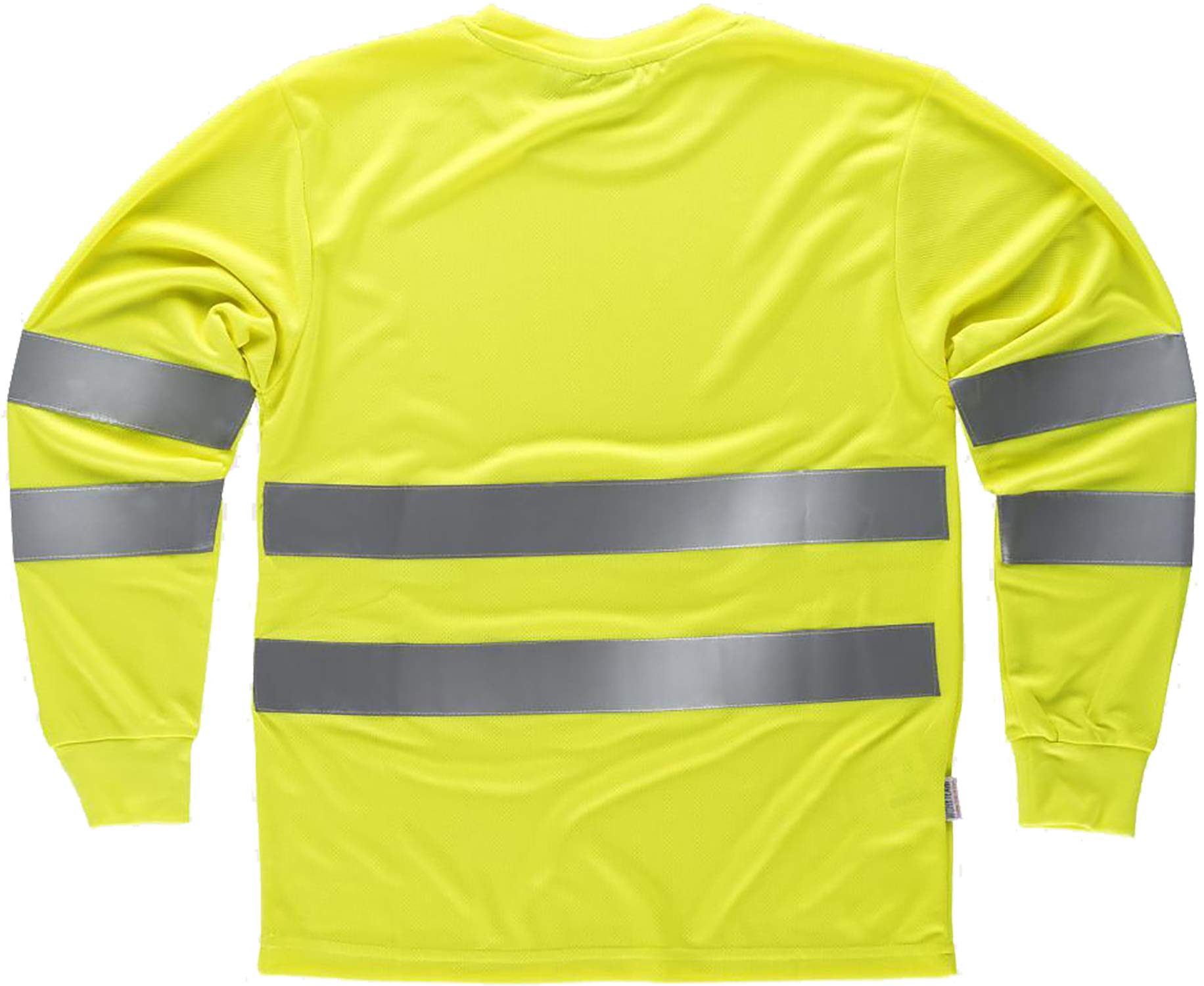 WORKTEAM Camiseta Trabajo Alta Visibilidad Manga Larga ISO 20471 Clase 2