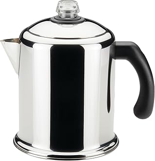 Farberware Classic Yosemite Stainless Steel Coffee Percolator - 8 Cup, Silver