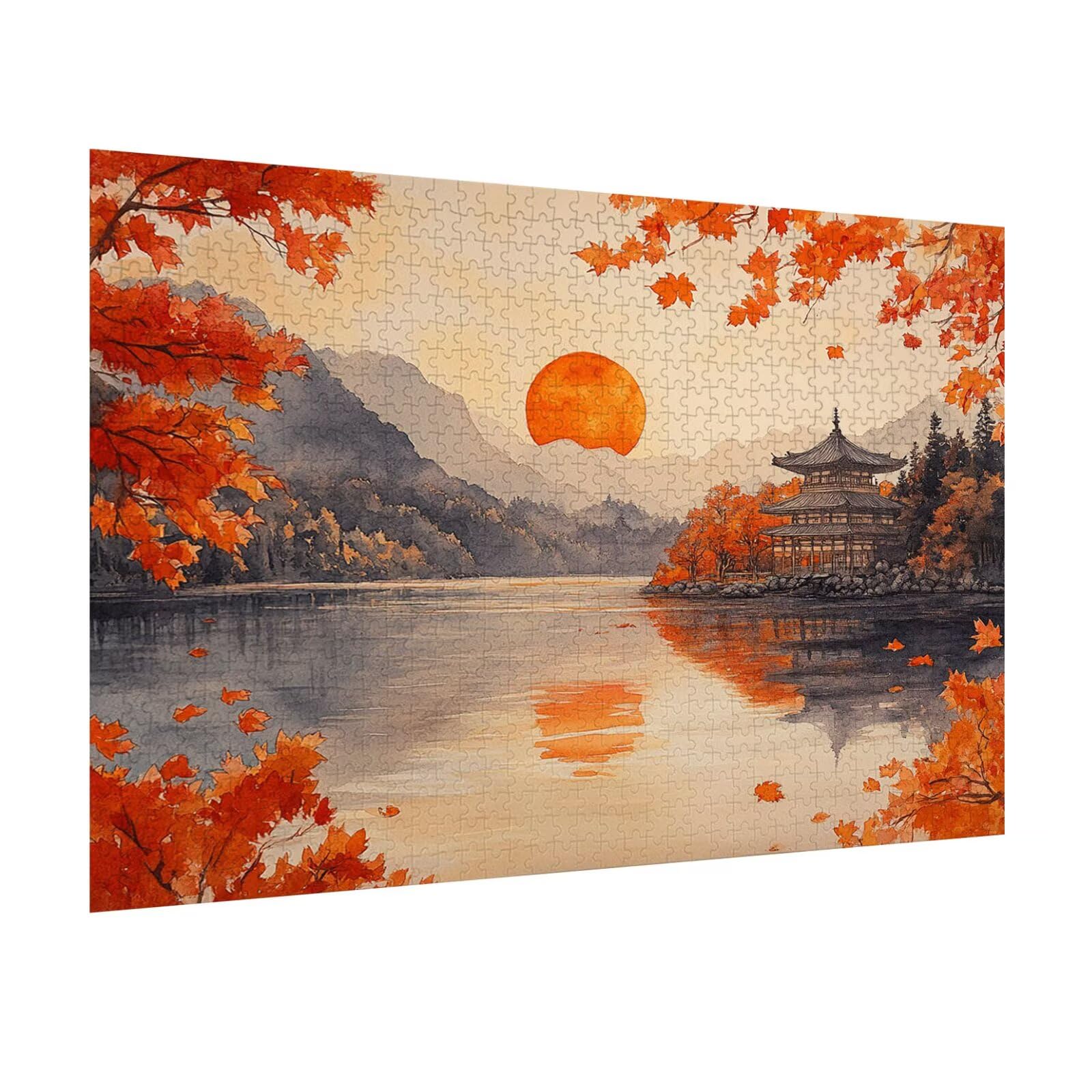 Puzzle 6000 Pieces Coucher de Soleil Puzzle 3D, Classique Puzzles, n-461