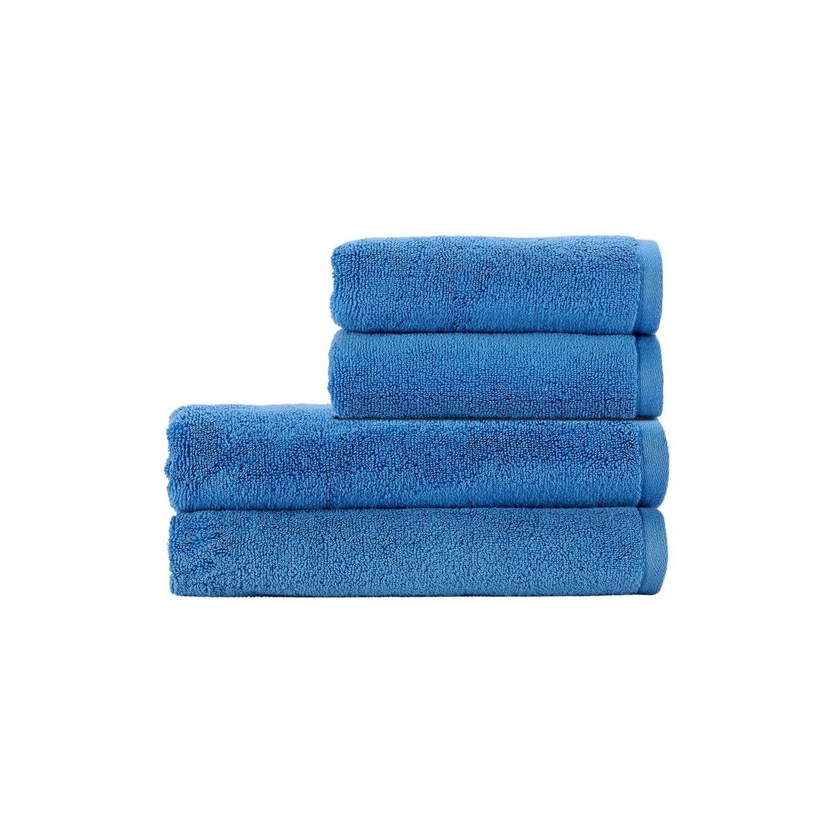 Christy Cirrus Quick Dry Towel Set, Ocean Blue, 2 Hand 2 Bath Set