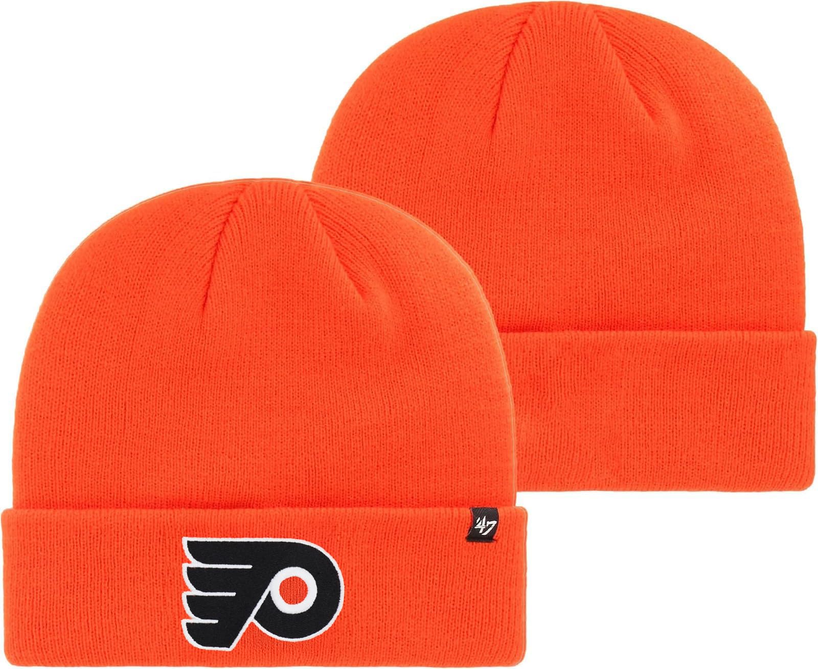 47 NHL Unisex-Adult Primary Logo Cuffed Knit Beanie Hat Cold Weather Hat, One Size