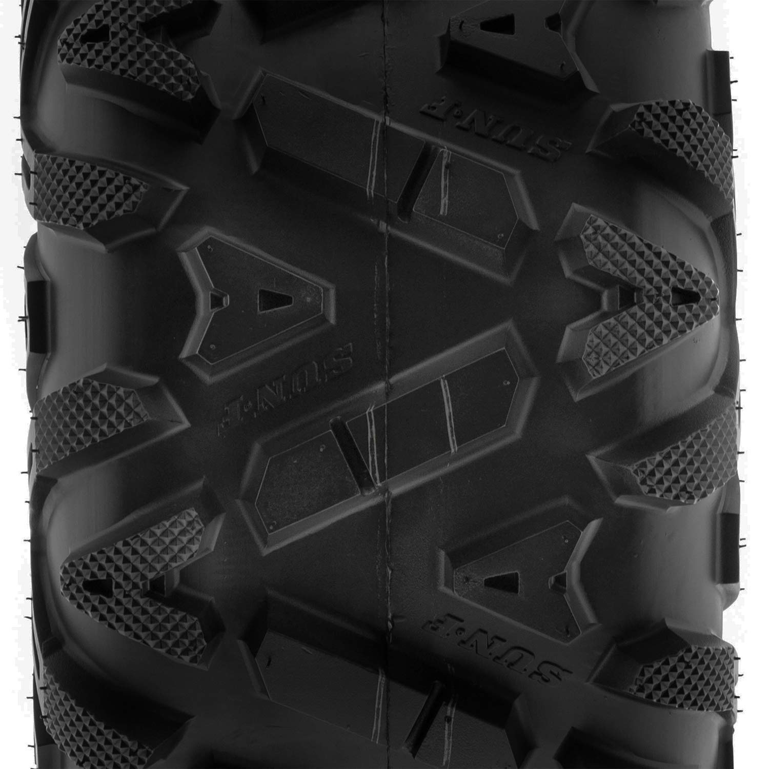 SunF A033 25x8-12 25x8x12 Quad ATV UTV Pneumatici, 6 PR, Tubeless Quad Pneumatici POWER I E4 Mark, set di 2