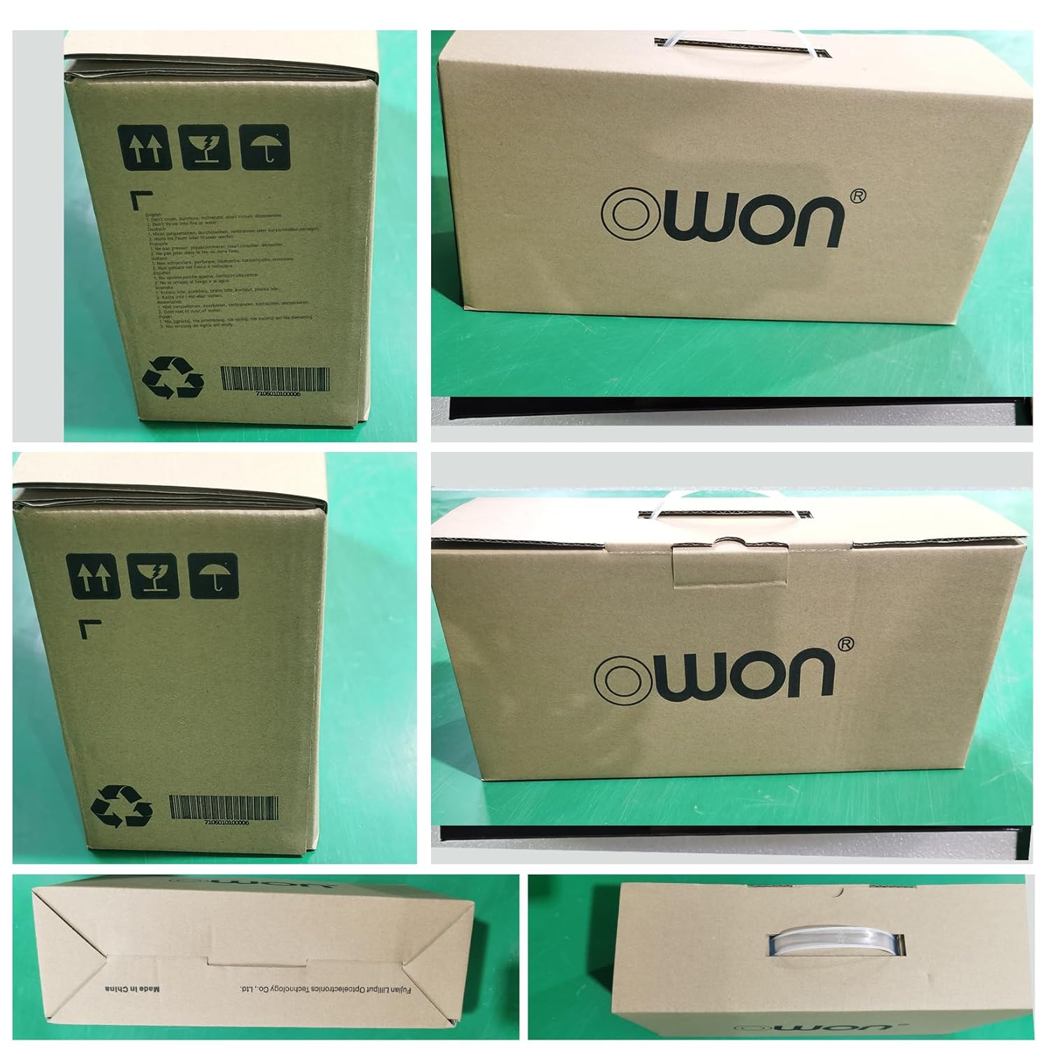 OWON SDS1102 Oscilloscope connected to a laptop