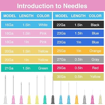 150 Pcs 18Ga 1In Luer Lock for Scientific Labs