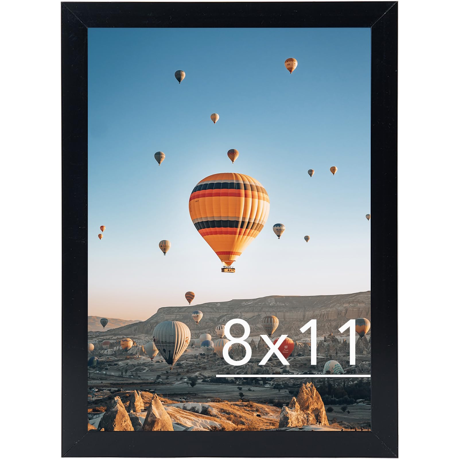 Amazon.com - JCJMY 8x11 Picture Frame Black for Wall Hanging or