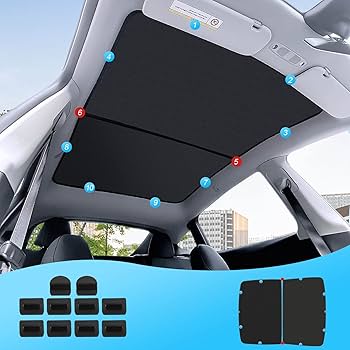 Amazon.com: for Tesla Model Y Sunshade Roof Sunroof Shade