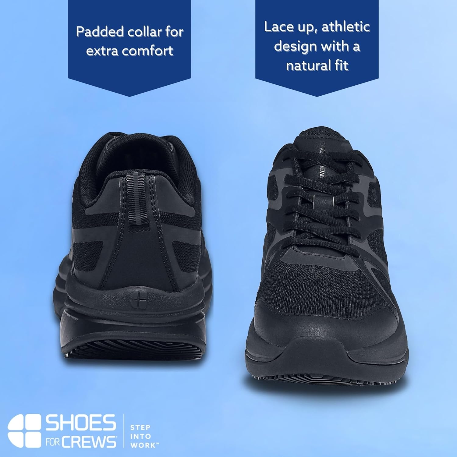 Shoes for Crews Women's Slip-Resistant Work Sneaker - Comfortable, Non-Slip Work Shoes for Women in Healthcare, Hospitality, Food Service - Energy II - Image 9