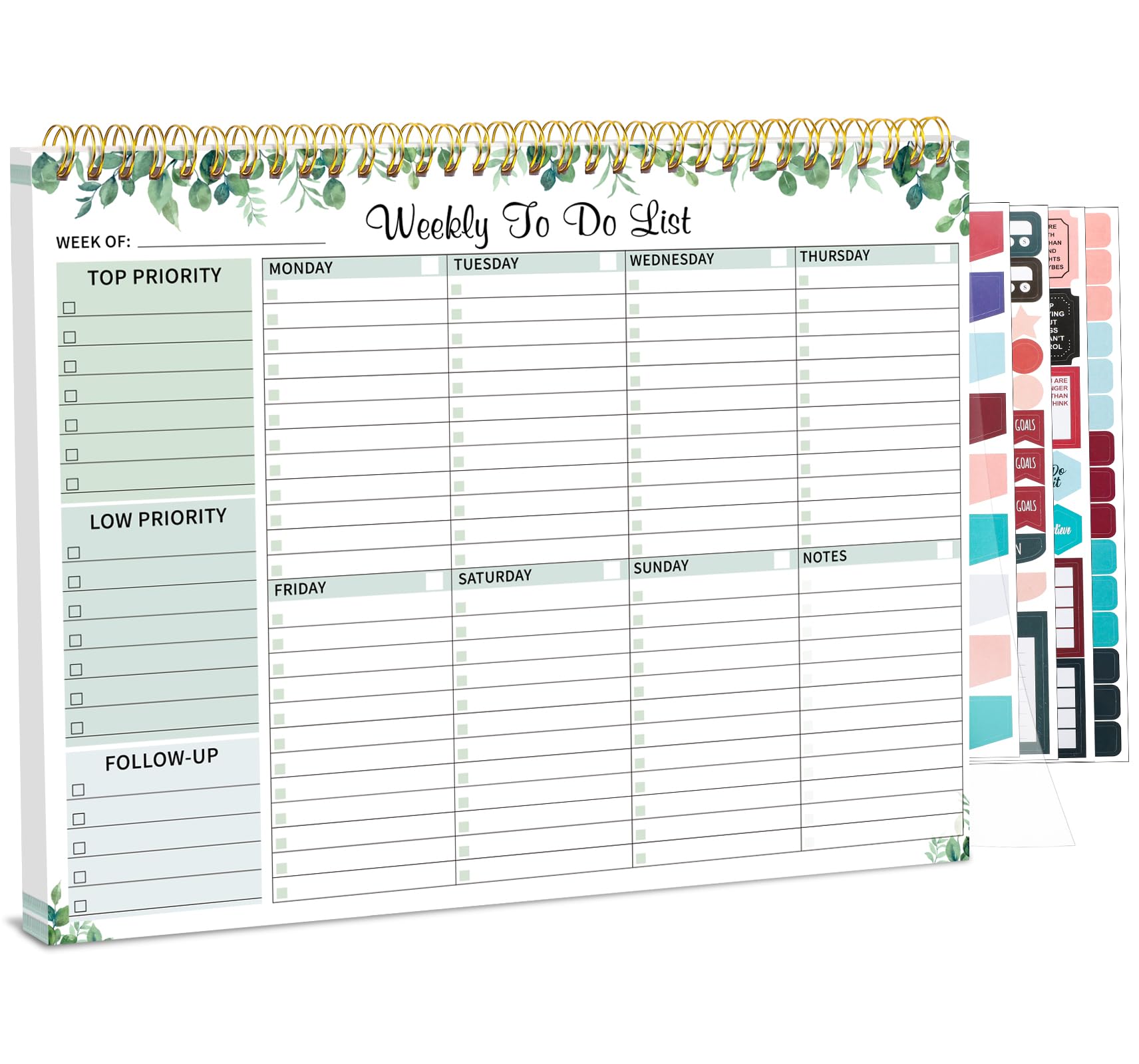 Weekly Desk Planner - To Do List Notepad -10 Weekly Desk Planner - To Do List Notepad -10