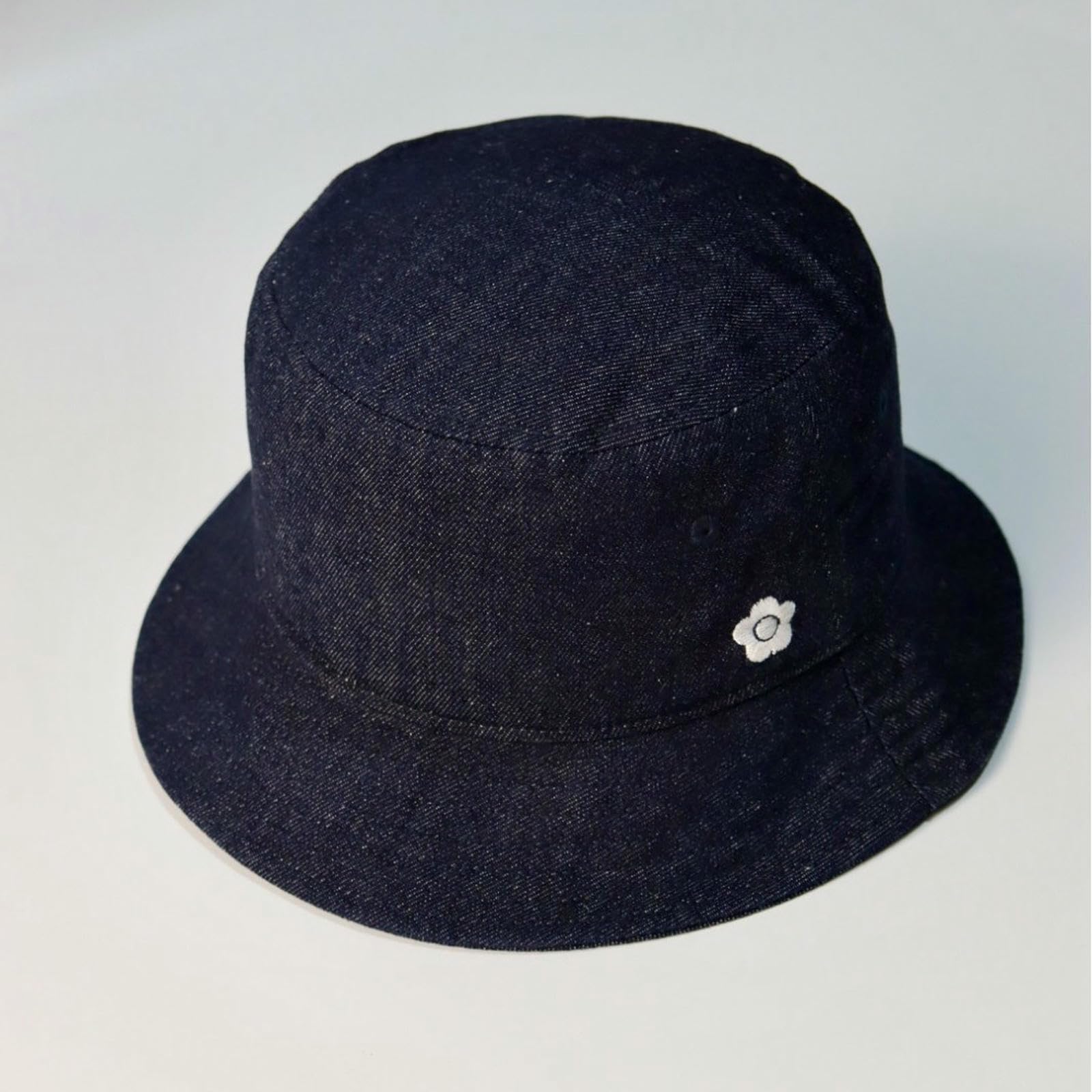 Bob femme visière solaire anti-UV chapeau de seau style cowboy en coton