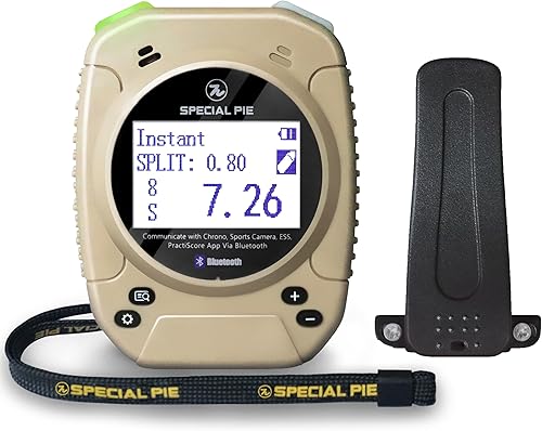 Miniatura 10 de Shot Timer with Belt Clip - 2025 Upgraded Shot Timer for Shooting Competition, Dry Fire Practice, Ideal for IPSC, IDPA, USPSA Caqui / verde